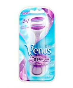 Gillette Venus Breeze 2 In 1 Razor Plus Shave Gel Bars