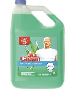 Mr. Clean Multipurpose Cleaning Solution with Febreze, 128 oz. Capacity Bottle, Meadows and Rain Scent
