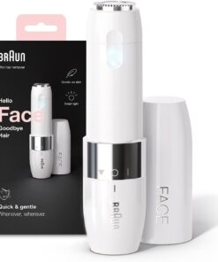 Braun Face Mini Hair Remover, Facial Hair Remover for Women Mini-Sized Design For Portability, Efficient Facial Hair Removal Anytime, Anywhere, With Smart…