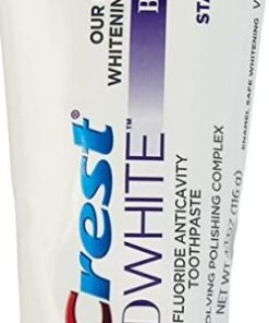 Crest 3 D White Brilliance, Enamel Safe Teeth Whitening Toothpaste, Mesmerizing Mint Flavour, 4.1 oz – Pack of 2 Rated 4.50 out of 5