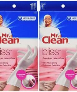 Mr. Clean Bliss Latex-Free Gloves, Large, 2 Pairs