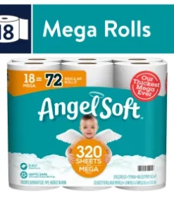 Angel Soft Toilet Paper, 18 Mega Rolls