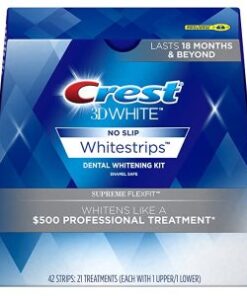 Crest 3D White Supreme Flexfit Dental Whitening Kit with 21 Treatments