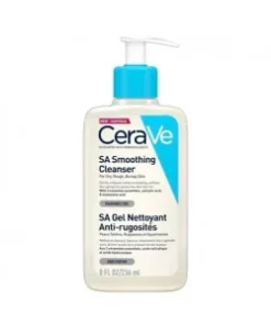 CeraVe SA Smoothing Cleanser | 236ml/8oz | Face and Body Wash with Salicylic Acid