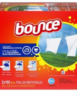 Bounce Outdoor Fresh, 160 Count Fabric Softener Dryer Sheets, 2 Pk