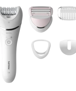 Philips Epilator Series 8000 Wet and dry epilator with 5 accessories